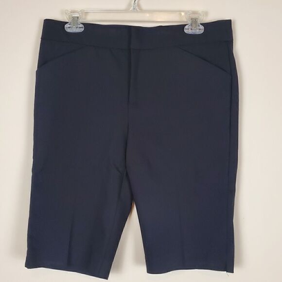 Soft Surroundings Pants - Soft Surroundings Black Bermuda Shorts Size 6